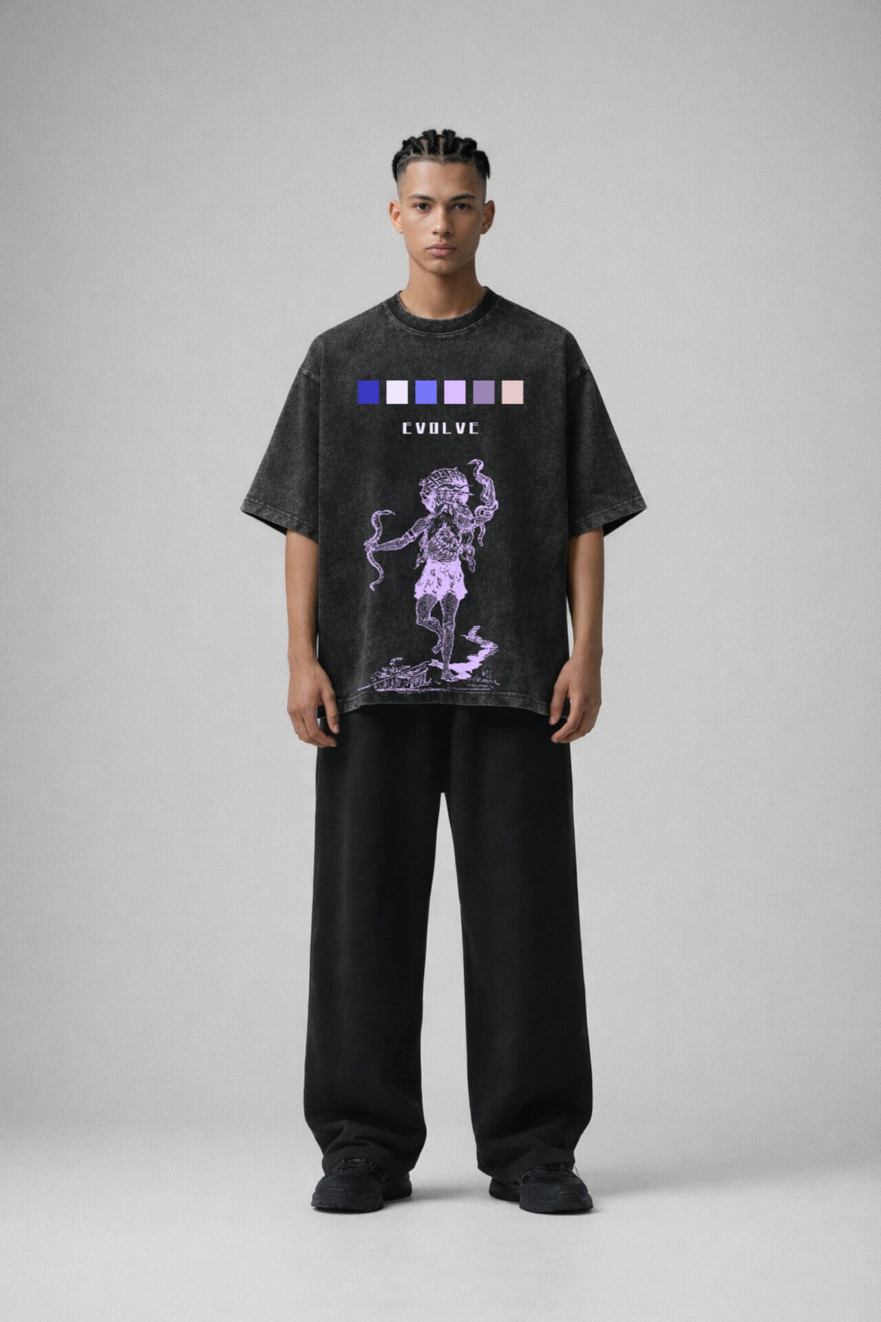Evolve Designed Vintage Oversized T-shirt