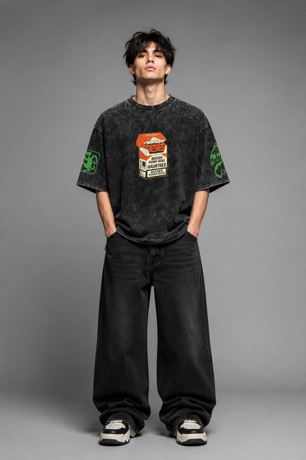 Hard Knocks Designed Vintage Oversized T-shirt