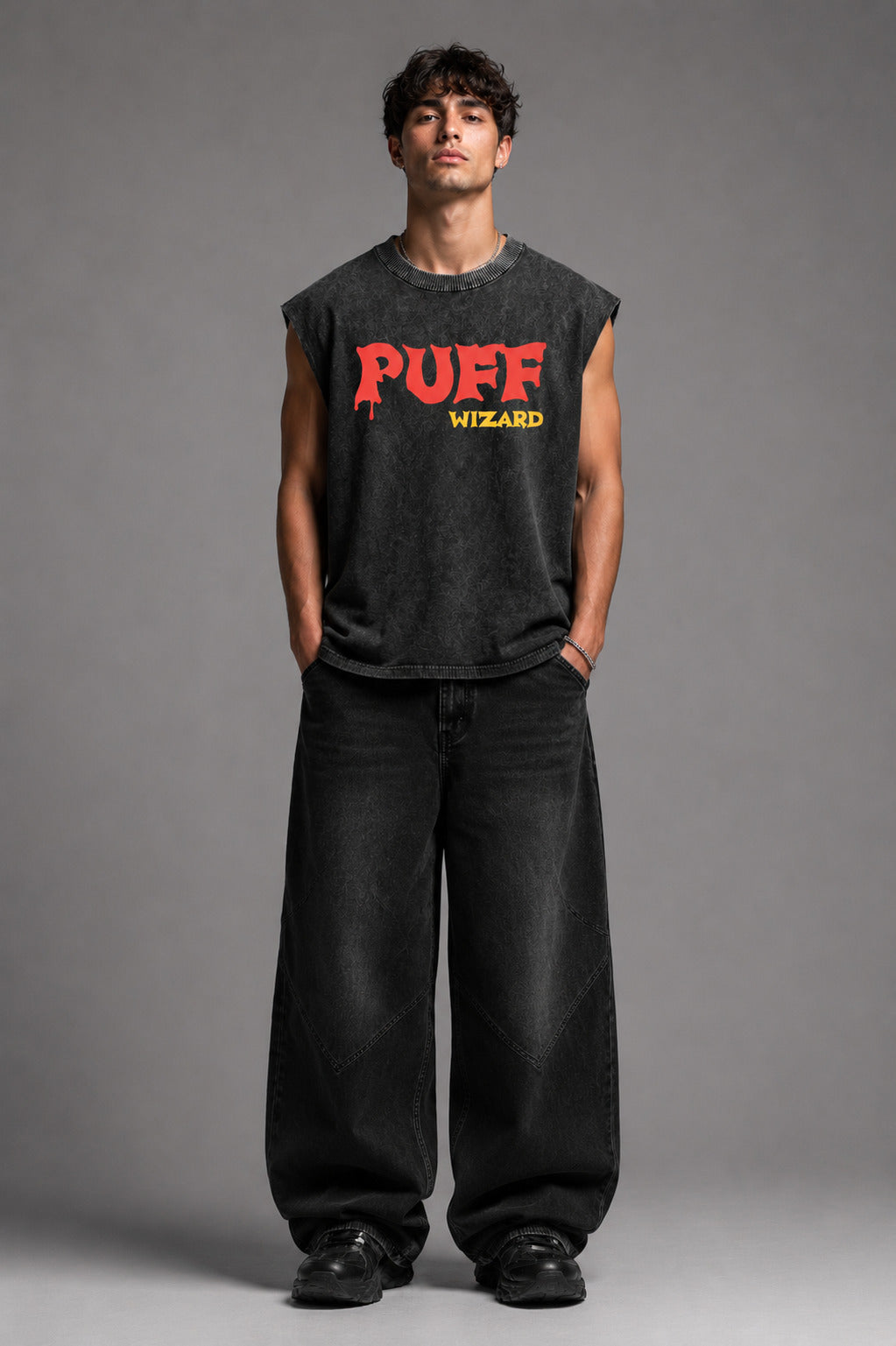 Puff Wizard Vintage Oversized Tank