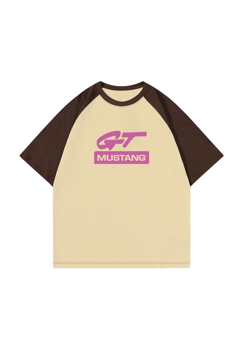 Mustang Designed Ranglan Oversized T-shirt