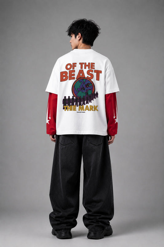 Of The Beast W&R LS Oversized Tee
