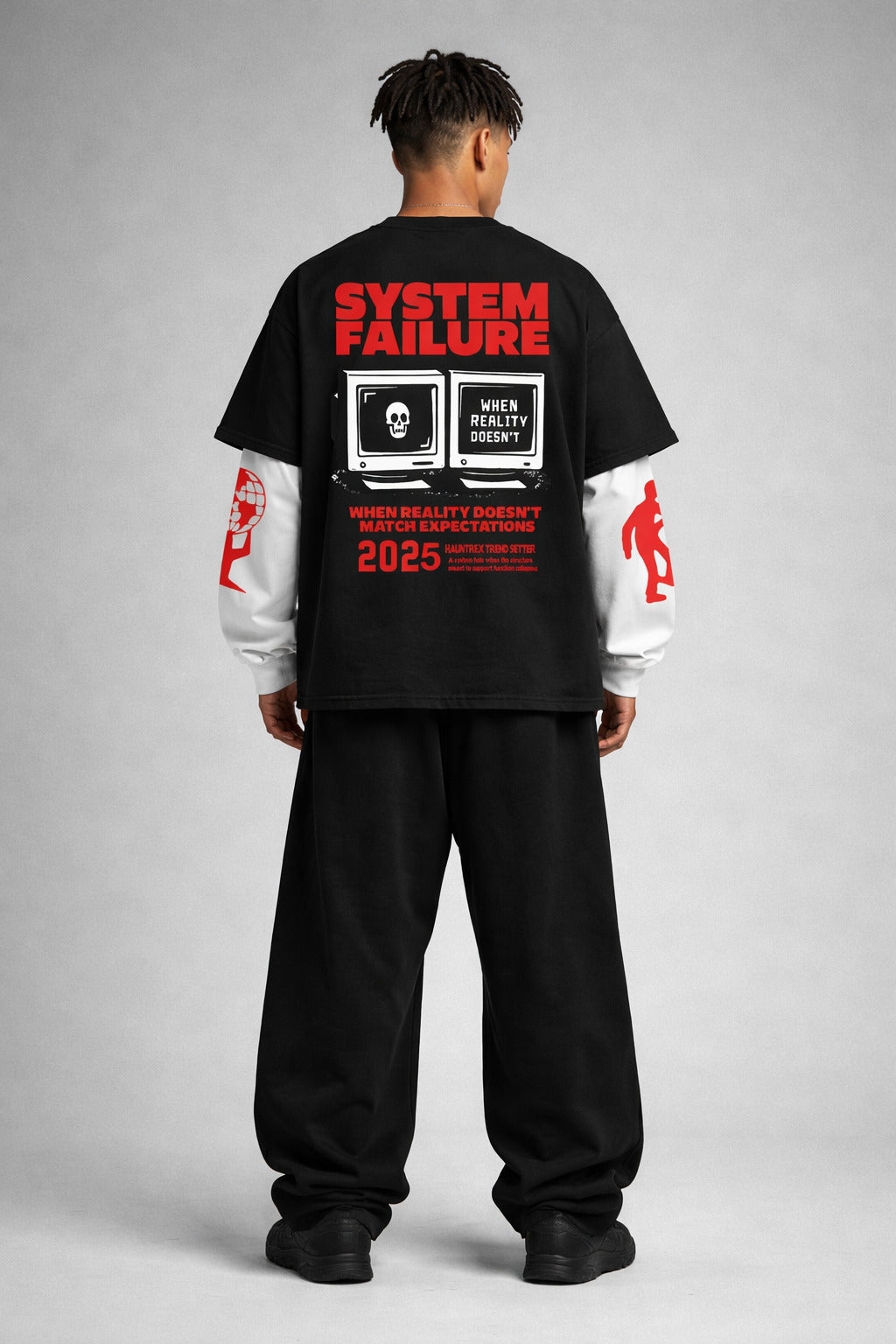 Cancel Culture B&W LS Oversized Tee