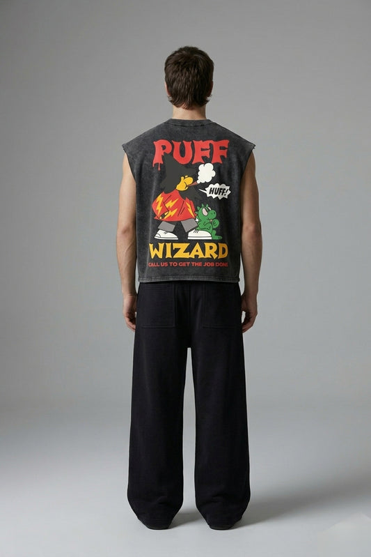 Puff Wizard Vintage Oversized Tank
