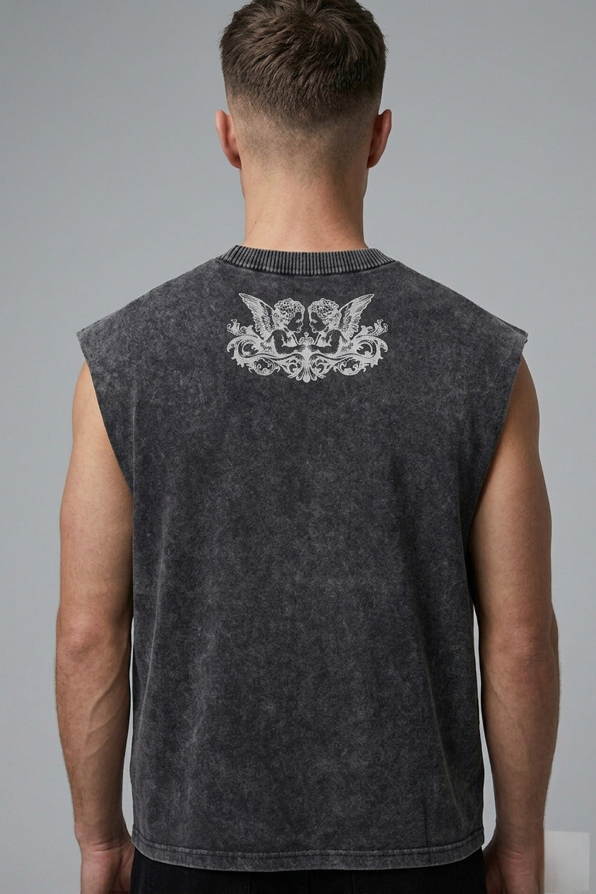 Blackspier Designed Vintage Oversized Vest