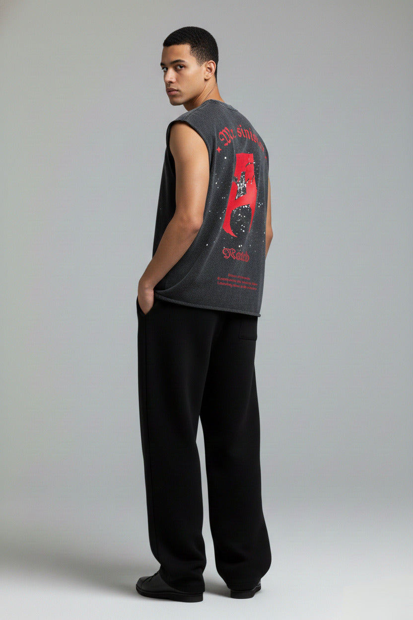 Mr. Sinister Designed Vintage Oversized Tank