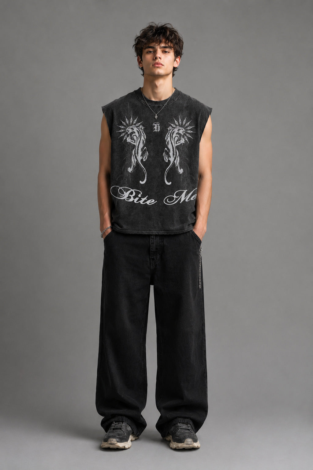 Blackspier Designed Vintage Oversized Vest