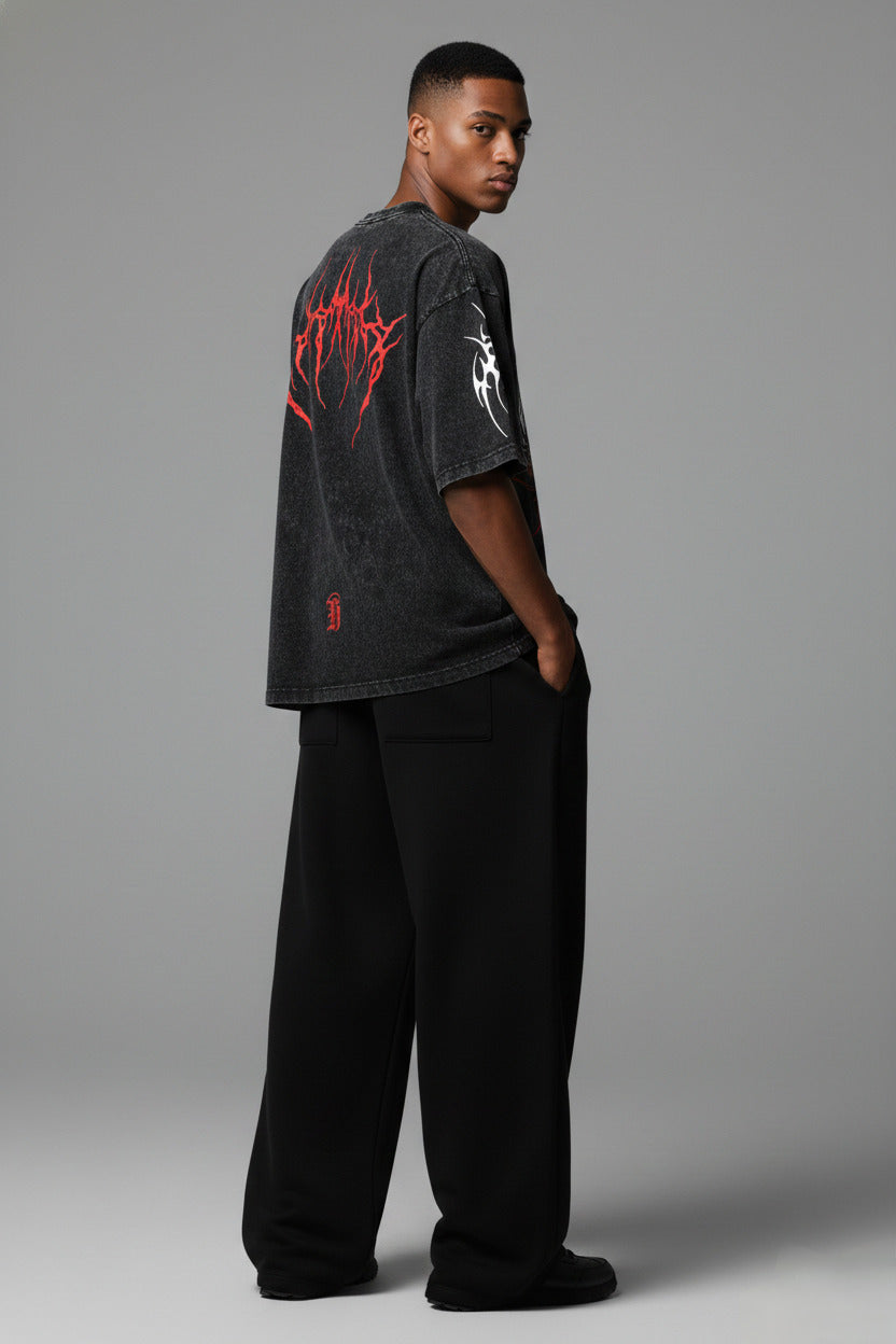 Serpent Clash Oversized Tee