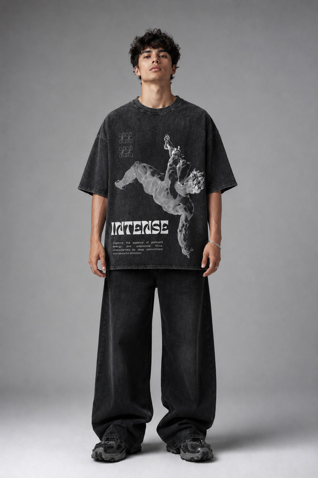 Intense Designed Vintage Oversized T-shirt