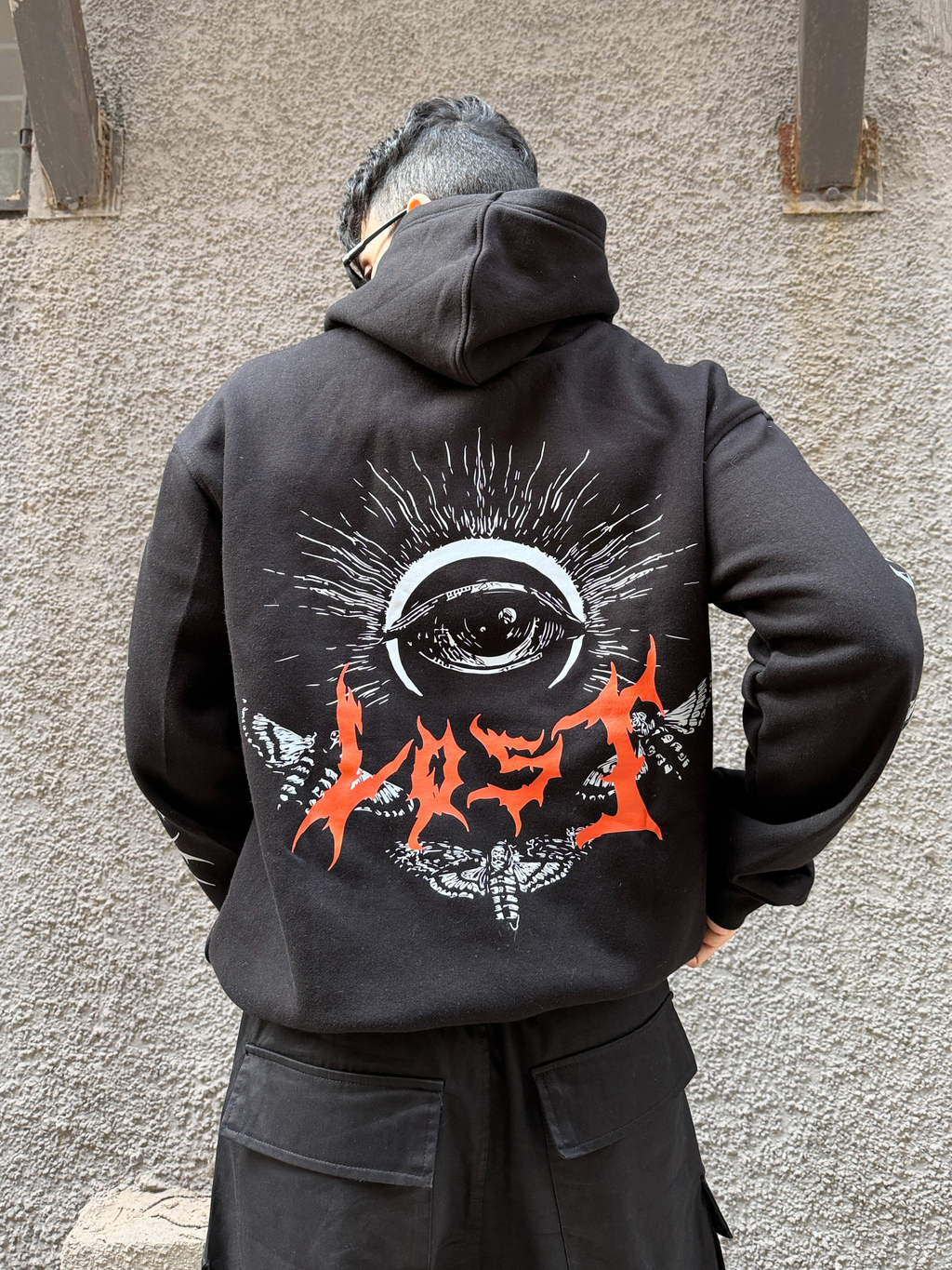 Lost Designed Oversized Hoodie