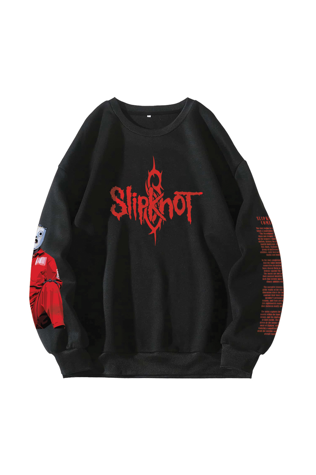 Slipknot Designed Oversized Sweatshirt