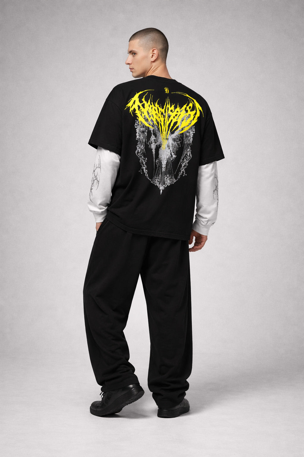 Ethereal Flame Angel LS Oversized Tee