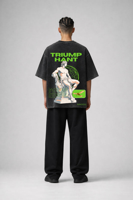 Triumphant Designed Vintage Oversized T-shirt