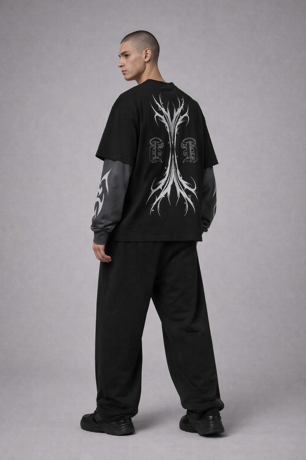 Dark Fortress LS Oversized Tee
