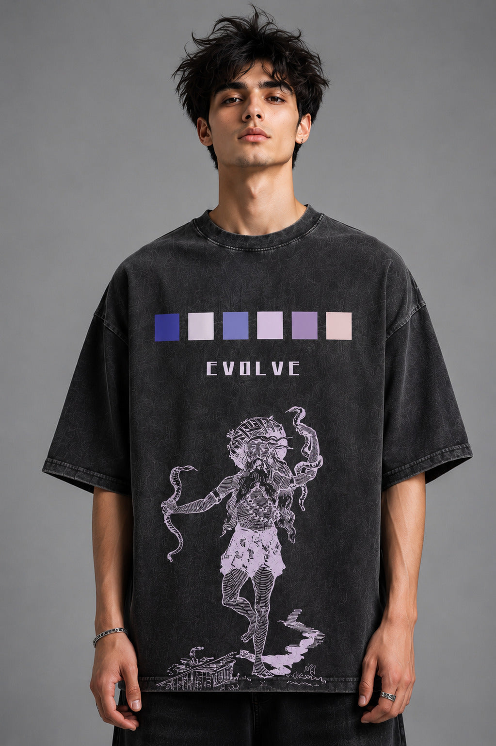 Evolve Designed Vintage Oversized T-shirt