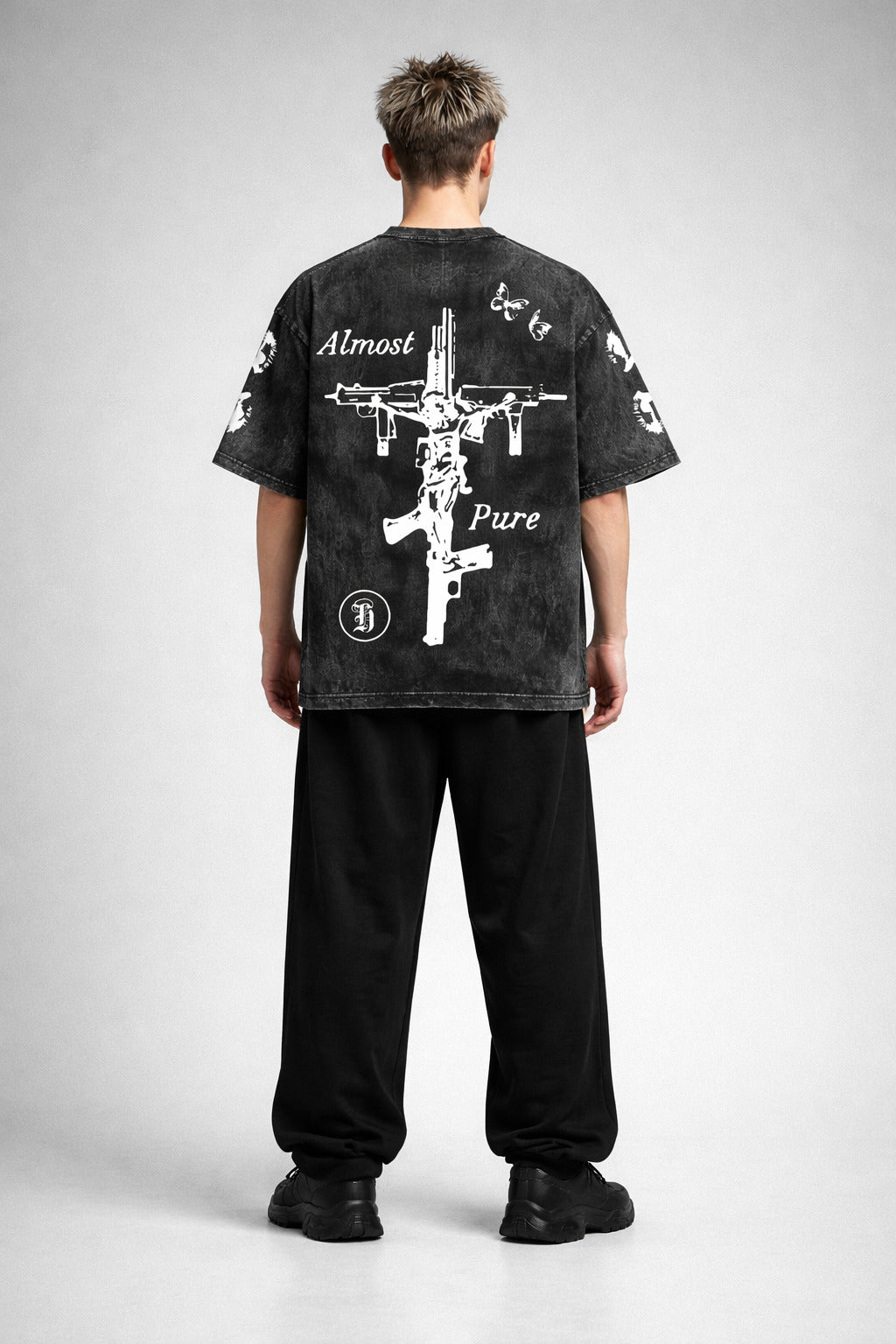 Almost Pure Designed Vintage Oversized Tee