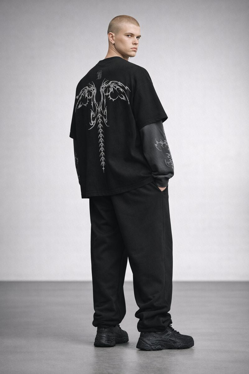 Cursed Citadel LS Oversized  Tee