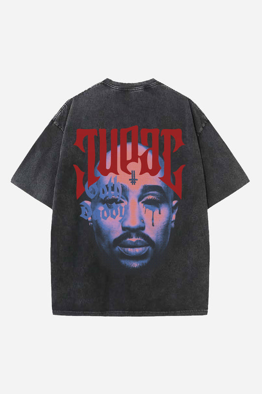 Tupac Designed Vintage Oversized T-shirt