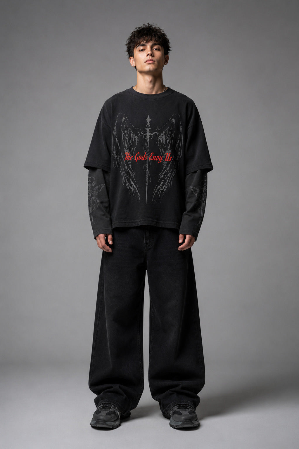 COLLAPSE LS TEE