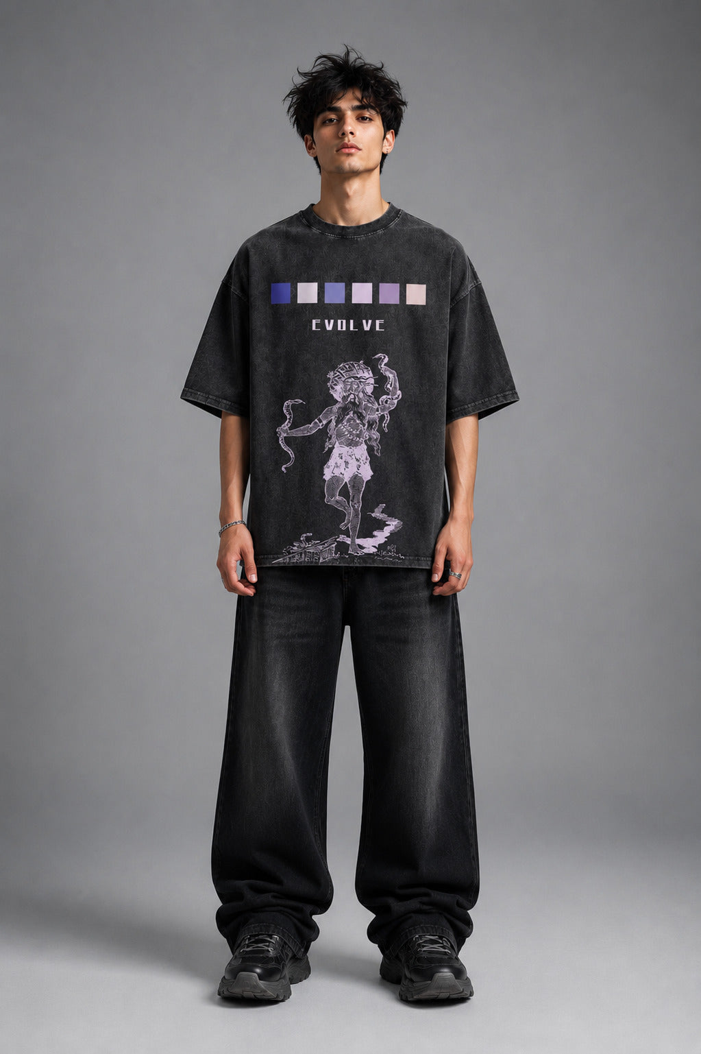 Evolve Designed Vintage Oversized T-shirt