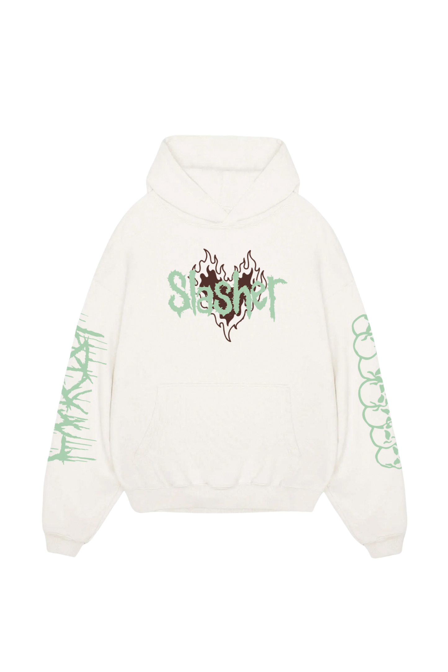 Slasher Designed Oversized Hoodie