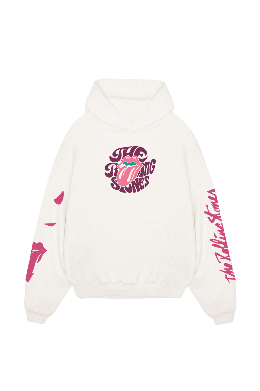 The Rolling Stones Designed Oversized Hoodie
