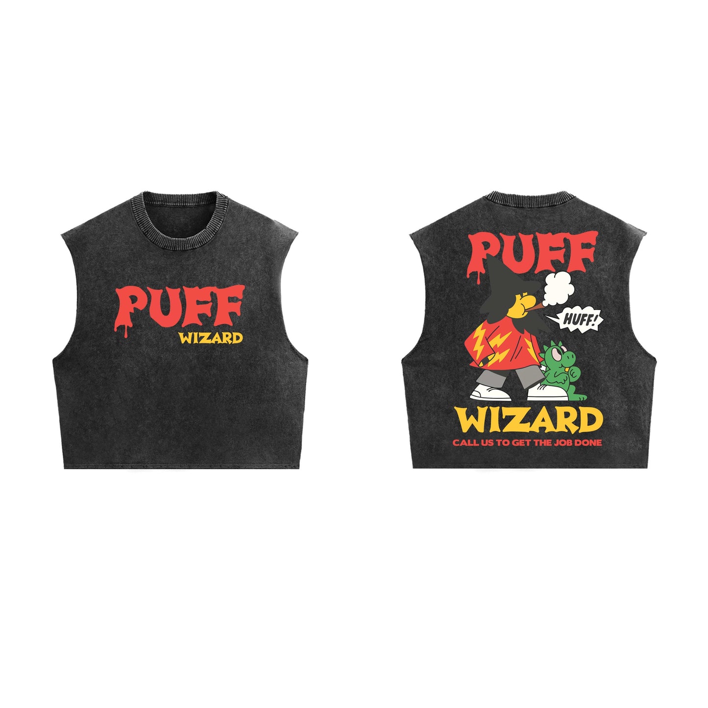 Puff Wizard Vintage Oversized Tank