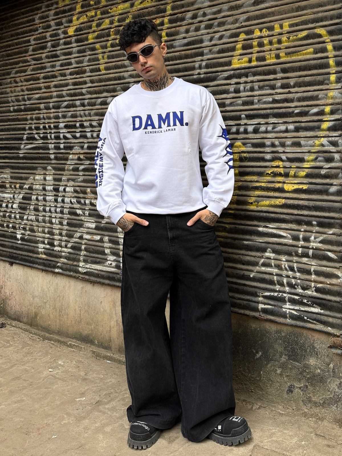 Kendrick Lamar Designed Oversized Sweatshirt