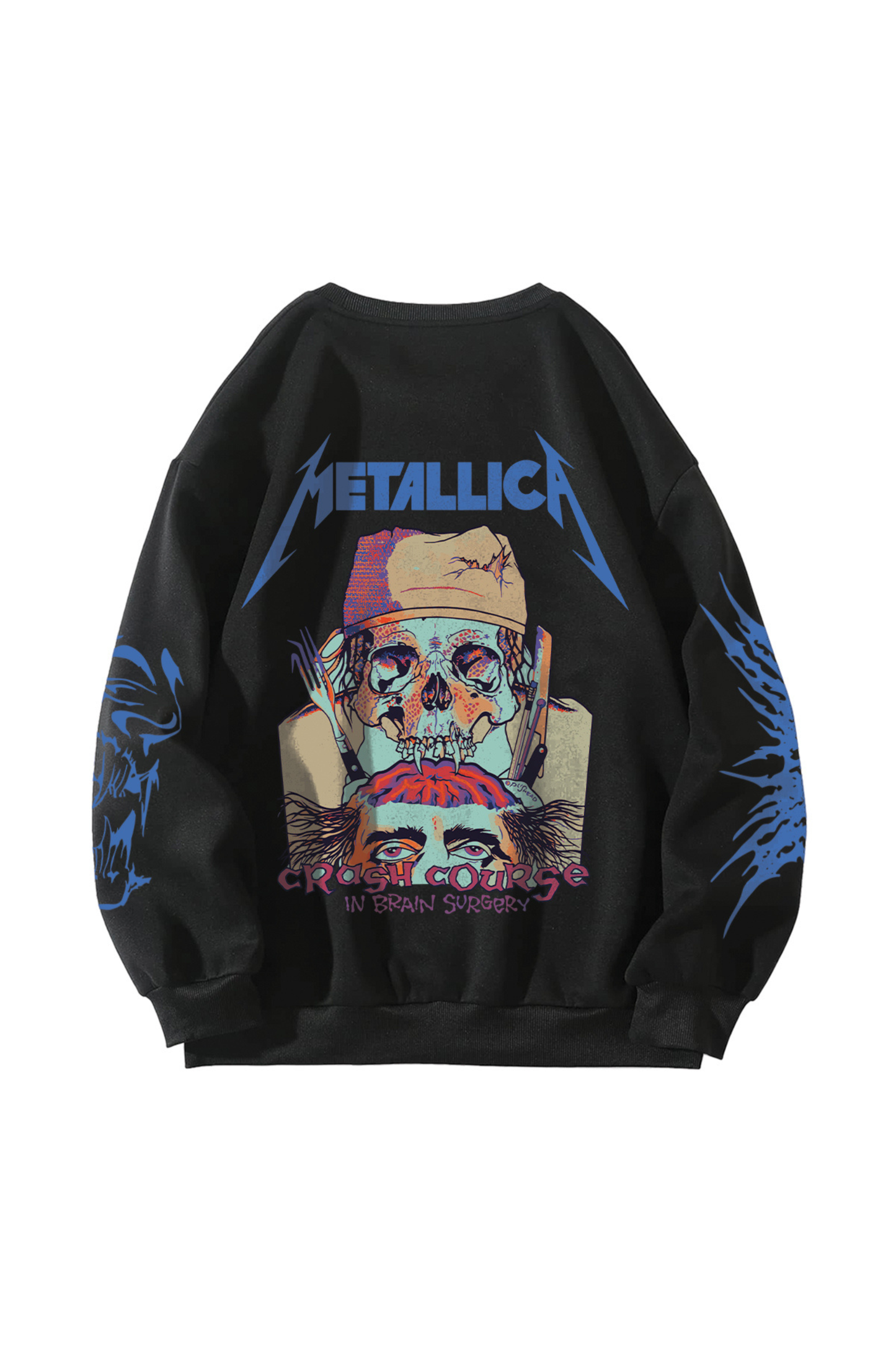 Metallica Designed Oversized Sweatshirt