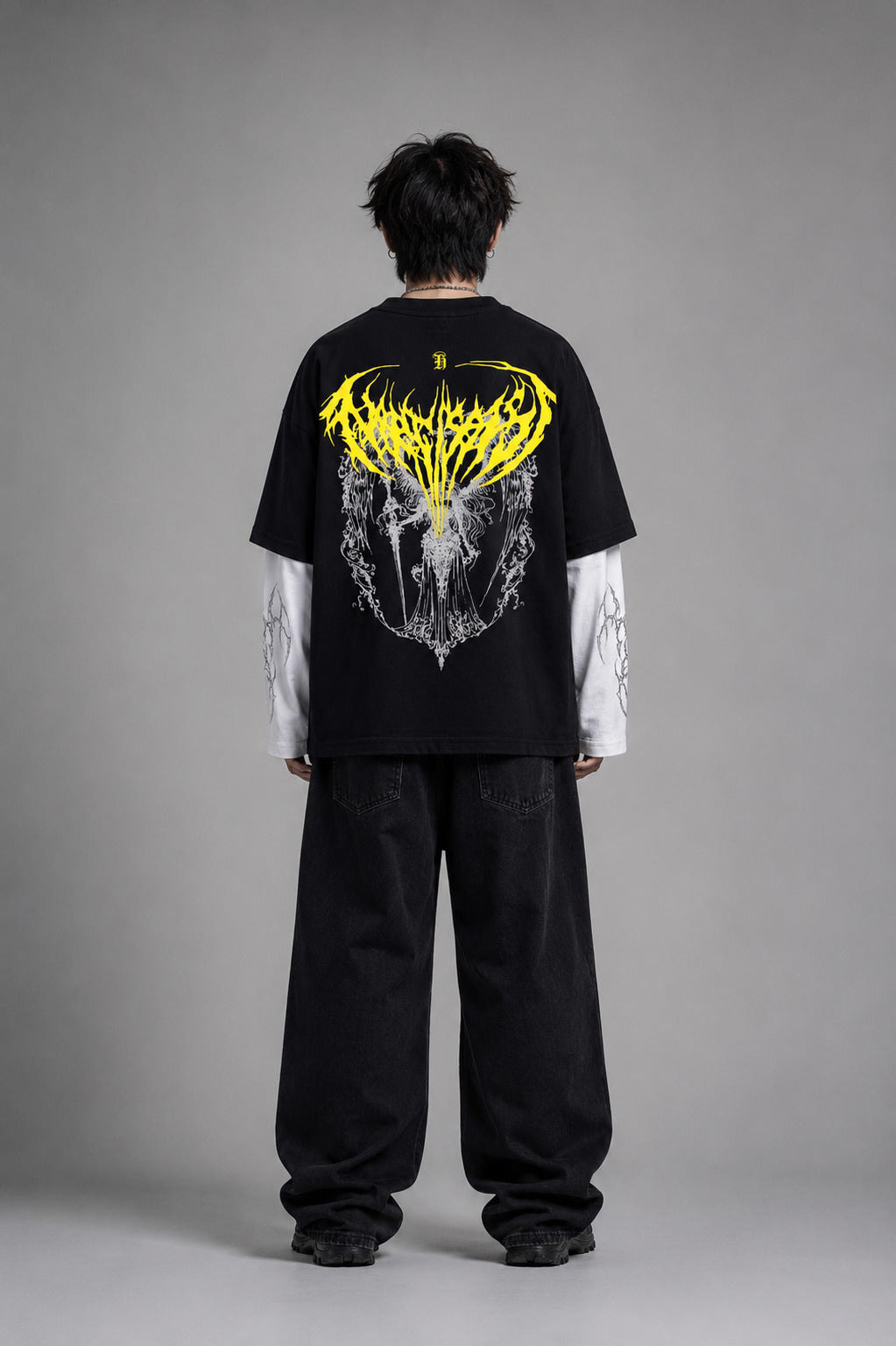 Ethereal Flame Angel LS Oversized Tee