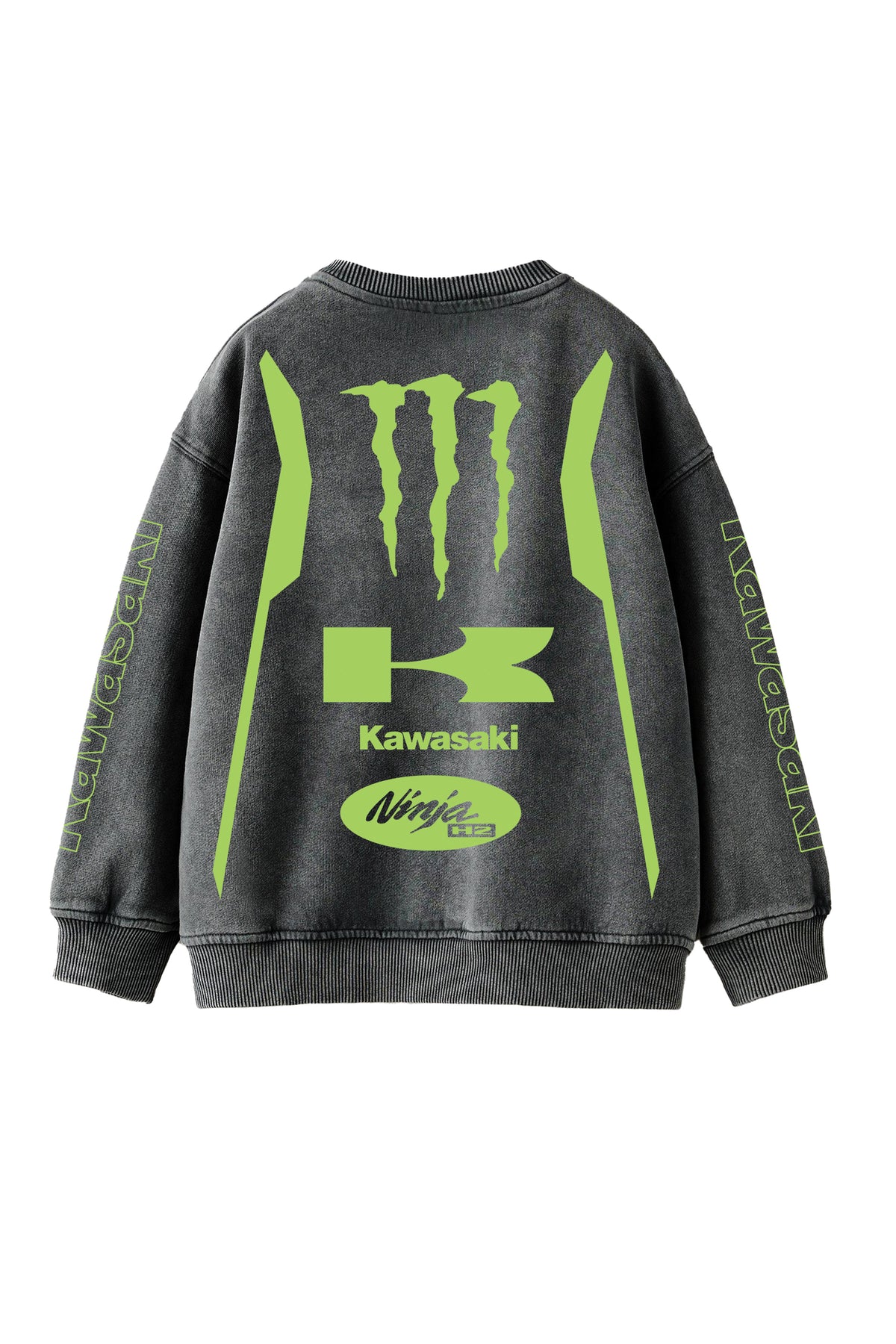 Kawasaki Designed Oversized Sweatshirt
