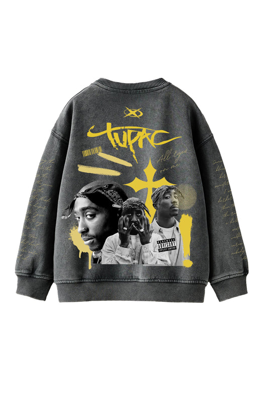 Tupac Designed Oversized Sweatshirt V1