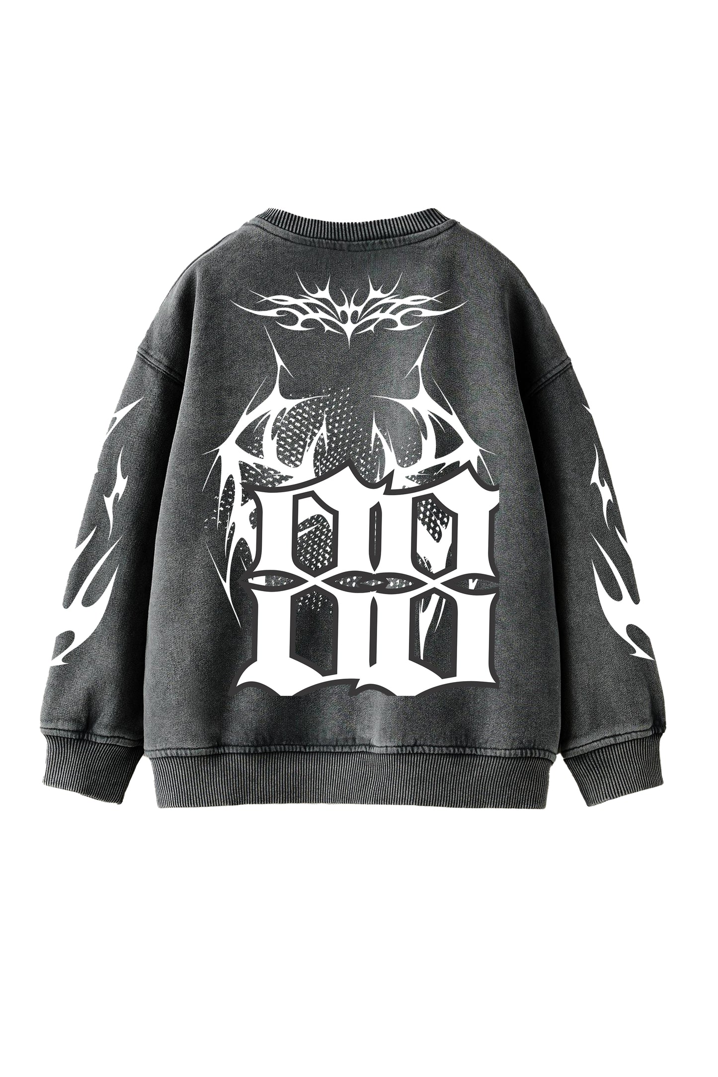 Born To Stand Out Designed Oversized Sweatshirt