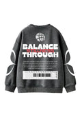 Balance Stillness Through Designed Oversized Sweatshirt