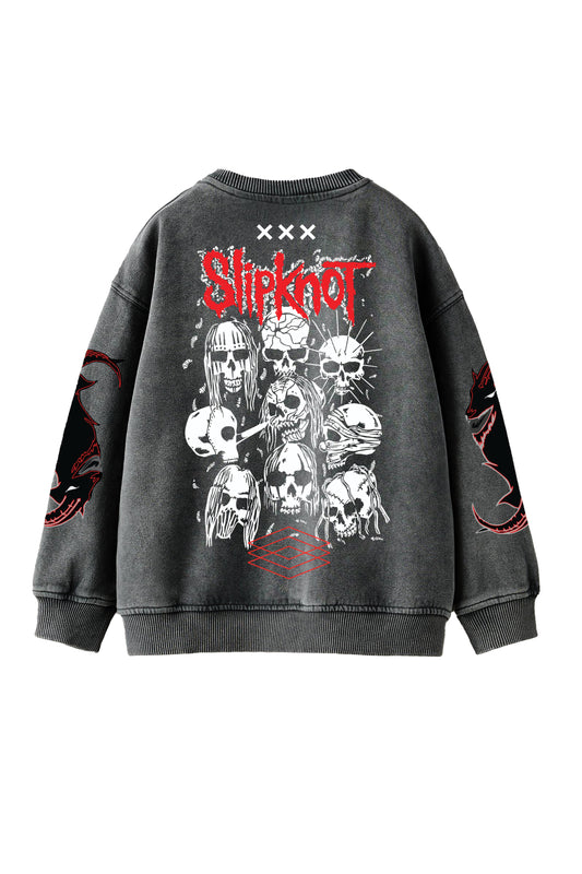 Slipknot Designed Oversized Sweatshirt v2