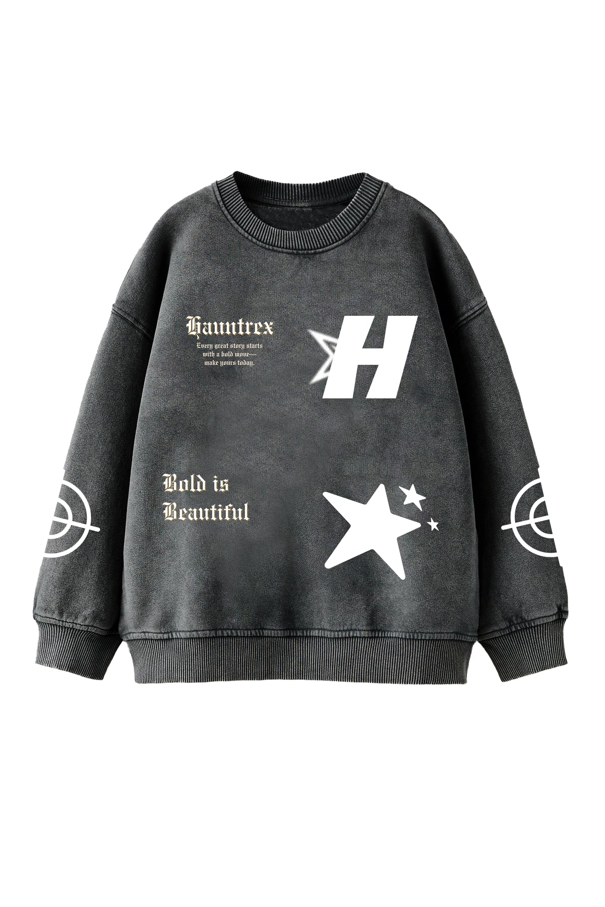 Bold Is Beautiful Designed Oversized Sweatshirt