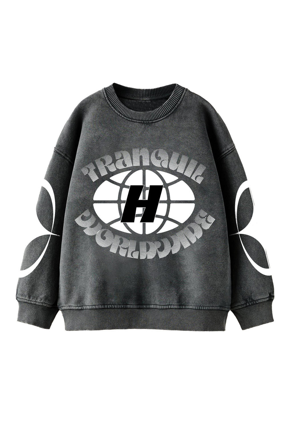 Balance Stillness Through Designed Oversized Sweatshirt