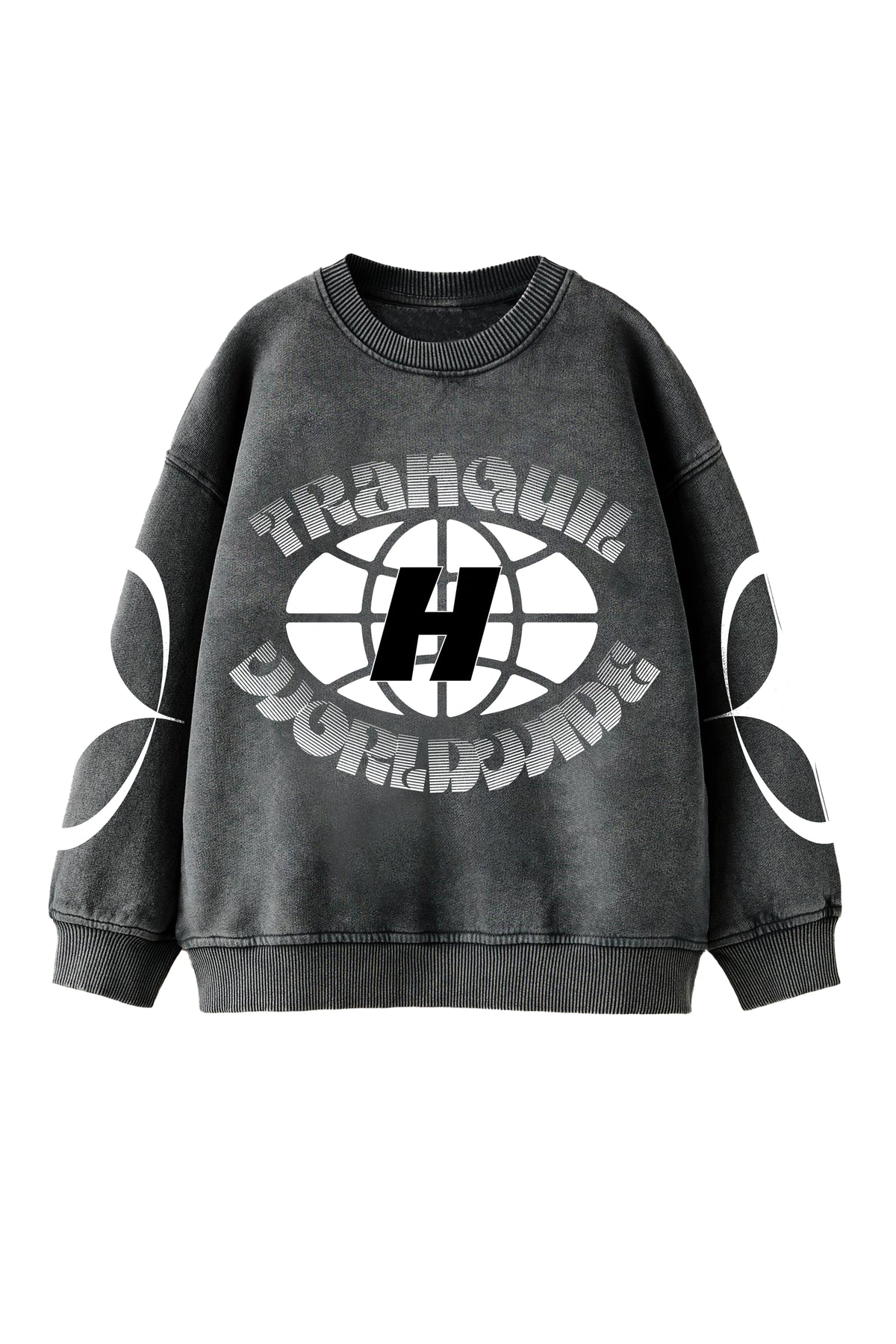Balance Stillness Through Designed Oversized Sweatshirt