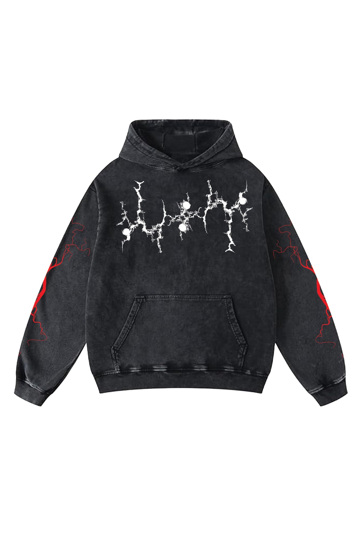 Choking On Designed Oversized Hoodie