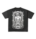 Metal Designed Oversized Tee