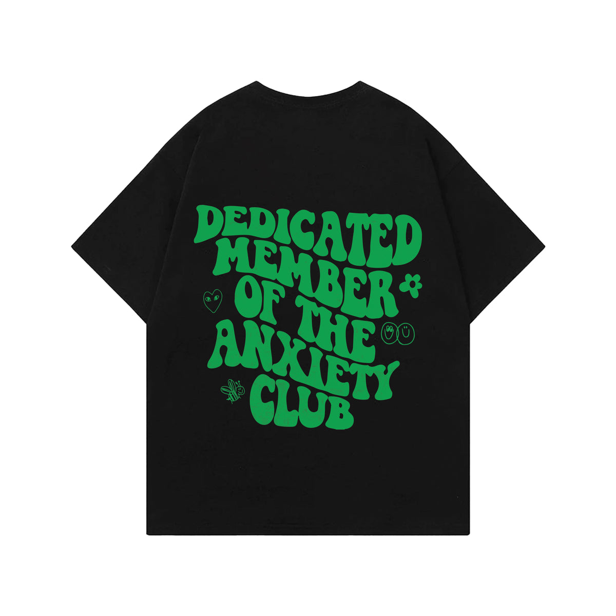 The Anxiety Club Designed Oversized T-shirt