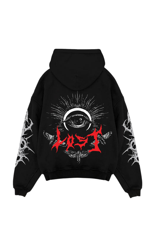 Lost Designed Oversized Hoodie