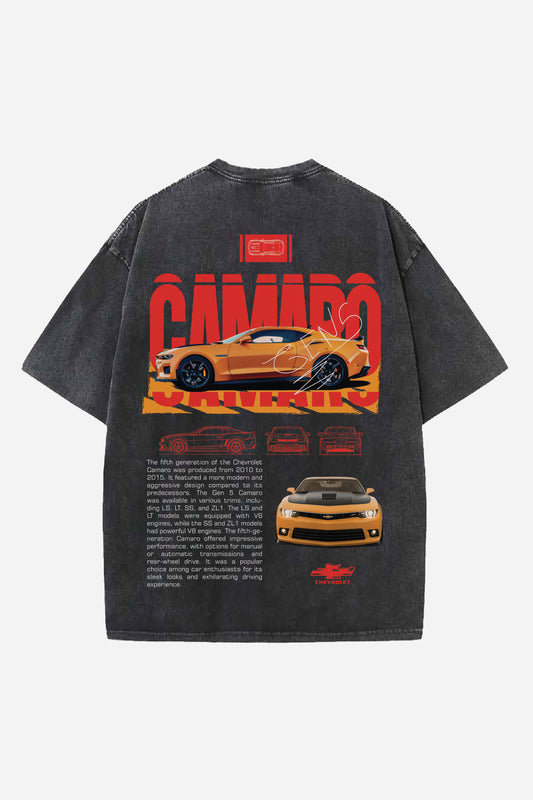 Camaro Designed Vintage Oversized T-shirt