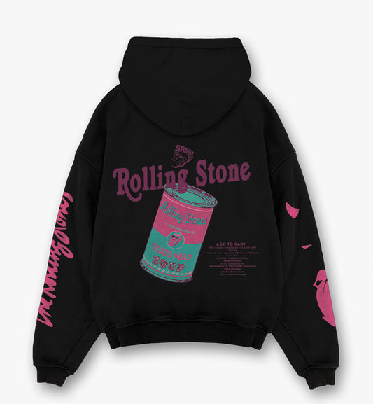 The Rolling Stones Designed Oversized Hoodie