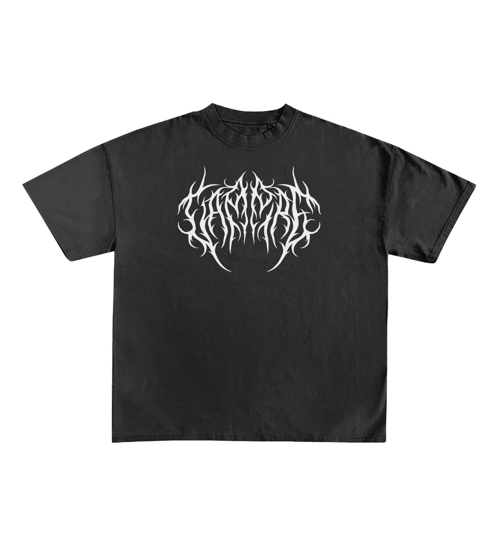 Metal Designed Oversized Tee