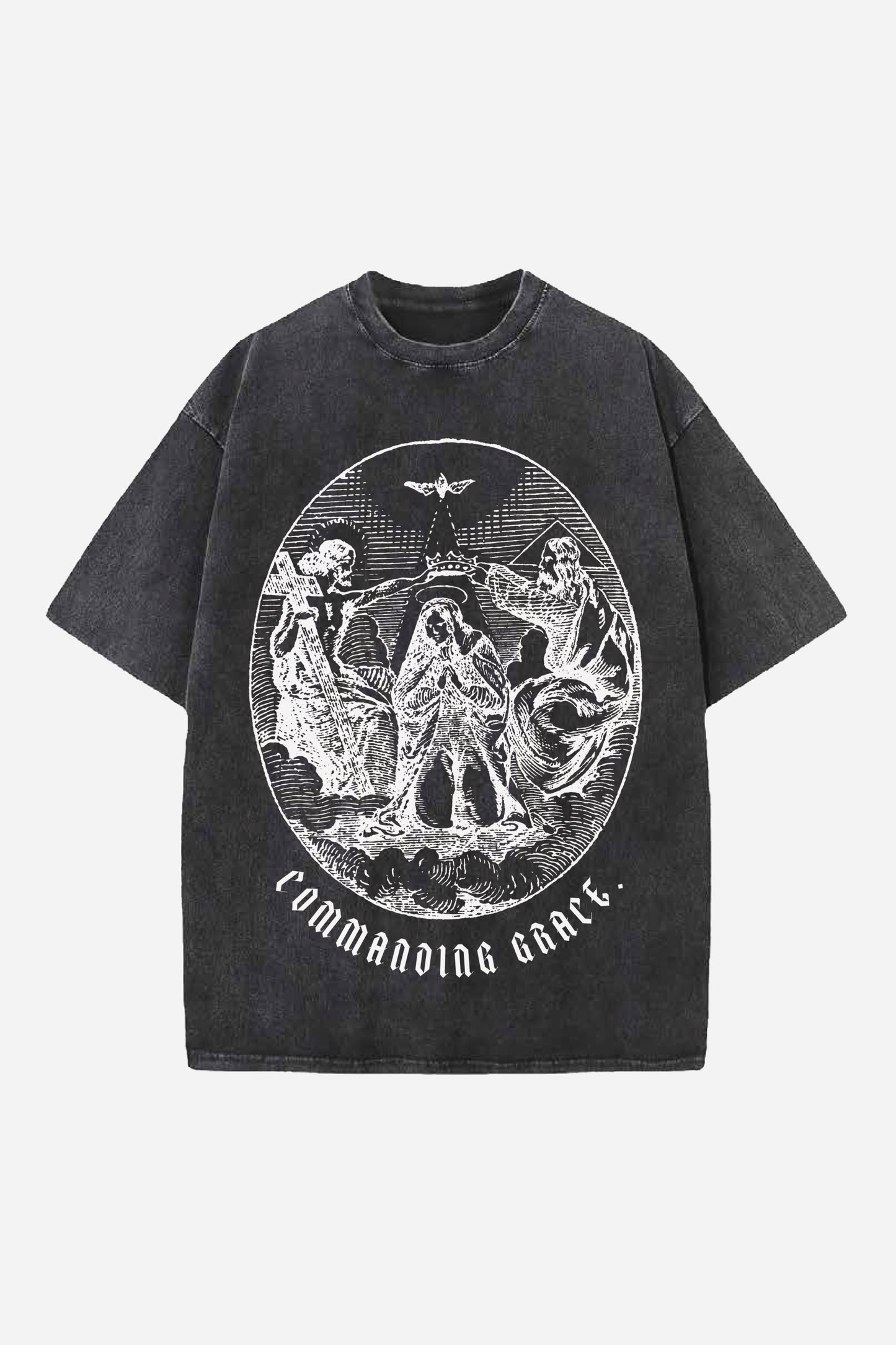 Mystic Monarch Designed Vintage Oversized T-shirt