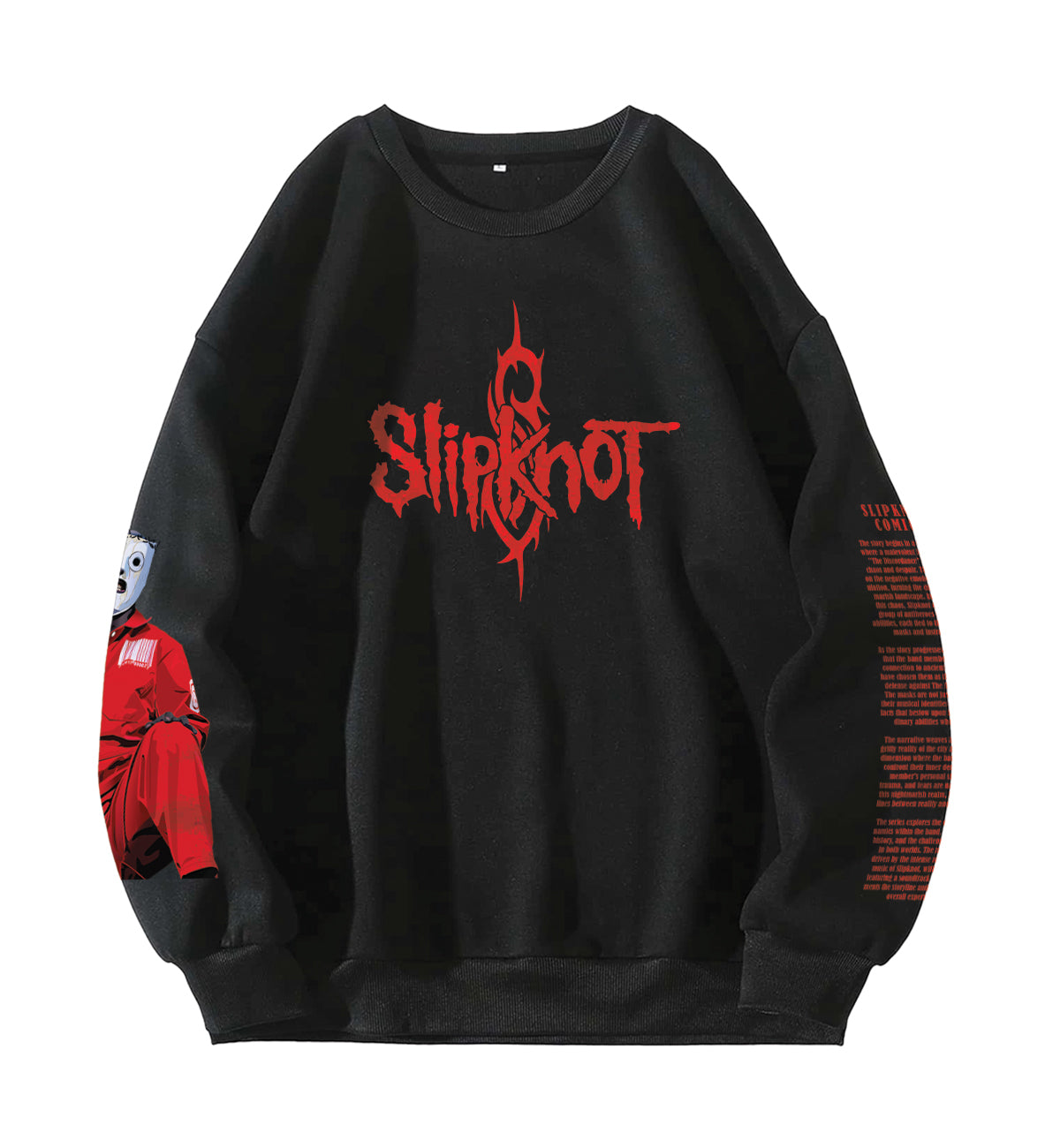 Slipknot Designed Oversized Sweatshirt – Hauntrex
