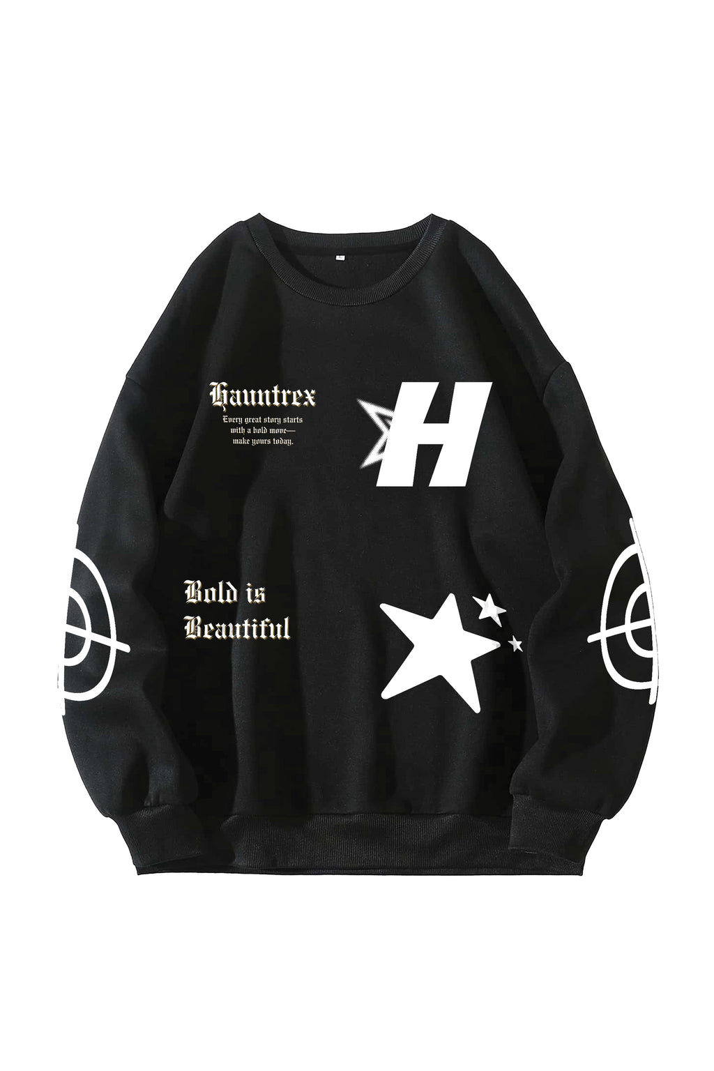 Bold Is Beautiful Designed Oversized Sweatshirt