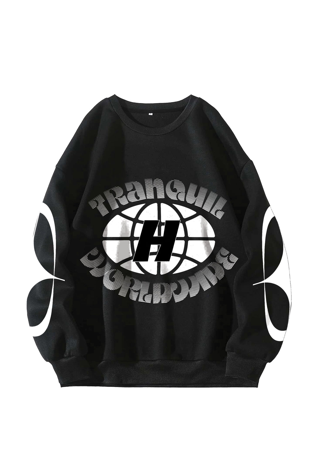 Balance Stillness Through Designed Oversized Sweatshirt