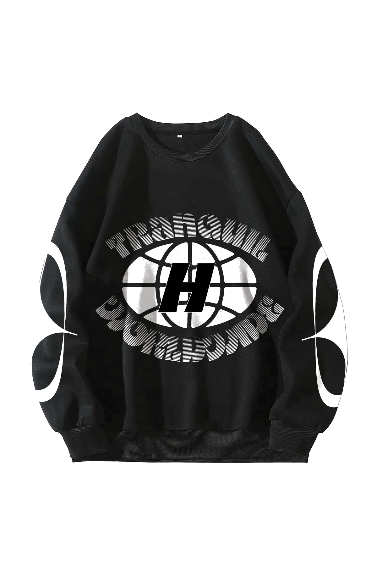 Balance Stillness Through Designed Oversized Sweatshirt