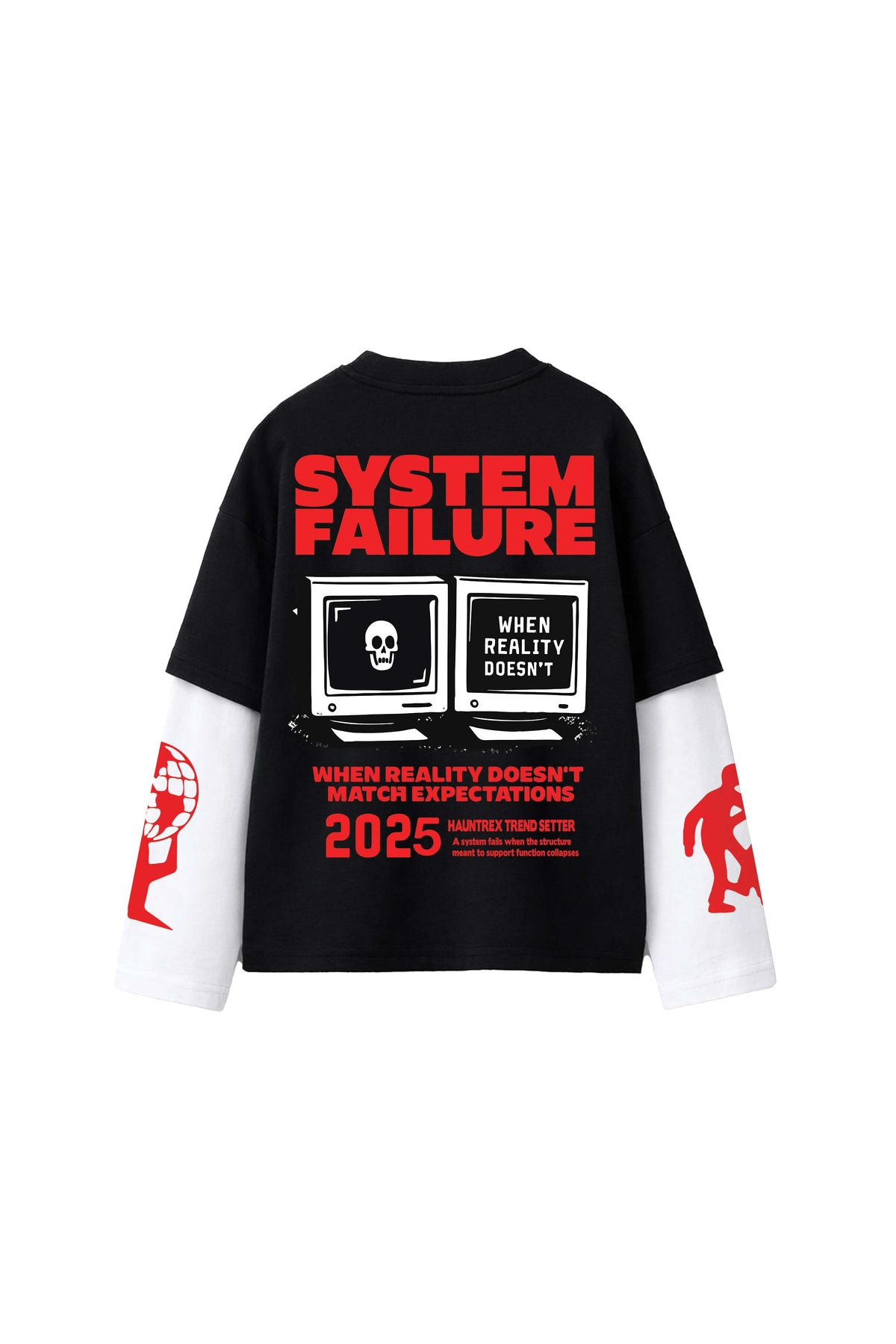 Cancel Culture B&W LS Oversized Tee